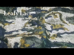 Tela bordada da lantejoula