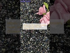 Tecido de renda metálica lenço de cama bordado tecido brilhar estilo luxuoso festas ocasiões vestidos