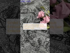 Tecido de renda de cordão Elegante Sequin bordado Luxurioso Tecido bordado de renda de alta qualidade