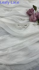 Tecido de malha elegante e durável Tecido de renda para casamentos e aniversários