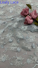 Sequin Embroidery durável e elegante Flor luxuosa Sequin Embroidery tecido renda tecido casamento aniversário ocasiões belo vestido
