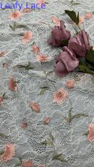 Floral Elegante bordado Tecido de renda 100% algodão de alta qualidade estilo luxuoso