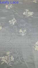 Tecido de malha de tulle floral de alta qualidade