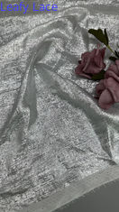 Iluminação de tecido de renda de malha de tulle 100% poliéster