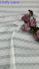 Tecido de renda plissada rede de renda respiração para vestidos de moda tecido de folhas de luxo ocasião noite