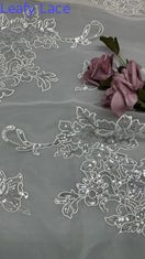Luxury Sequin Tecido bordado Tecido renda Tecido Novas coleções para roupas Vestes e design de moda