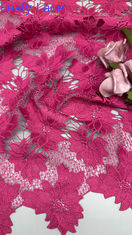 Luxo Rosa Flor Laser bordado renda estilo oco para respirar alta qualidade Premium