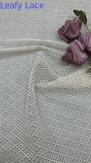100% de algodão branco rede de renda efeito de ocultação para vestidos de noite de casamento artísticos