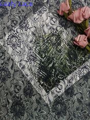 Dois Tone French Chantilly Lace Fabric