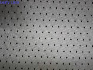 Tela preta do laço de Dot Elastic Mesh Soft Stretch da polca