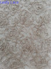 Tela caqui do bordado de Applique
