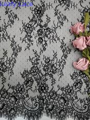 Tela de nylon do laço da flor de 100%