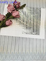 Tom linear amarrado do bordado de Geo - Tone Polyester Lace Trim