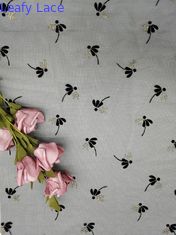 Cor Mesh Foil Printed Fabric reunido 130CM da marinha