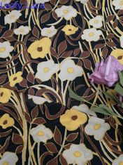 O OEM Mesh Tulle Printed Lace Fabric fez malha a largura de 145CM