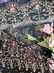 A impressão de Digitas fez malha a tela impressa floral impressa tela da tela do laço