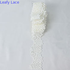2" costura do ofício da fita do laço do Applique do casamento da guarnição do laço do poliéster
