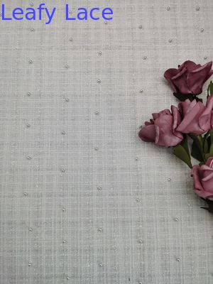 125cm Wide Sequin Embroidered Fabric Crochet Lace Tulle Embroidery