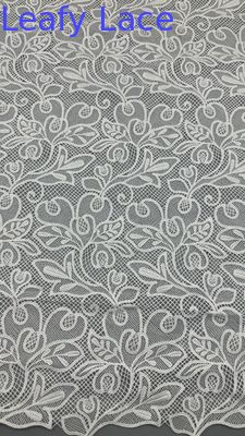 Embroidered Lace Fabric Hollow-up Floral Customized Design Soure Factory Producing