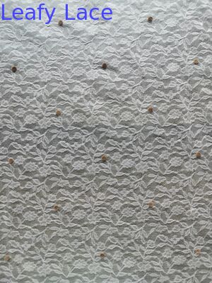 For Ladies Embroidered Lace Fabric Customized Leafy Customized News Design Custom Design
