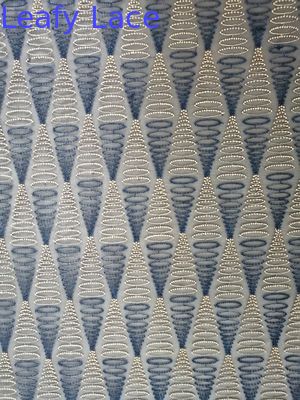 Yard Embroidered Lace Geometric Mesh Fabric For Girls Dresses