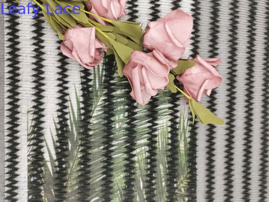 Zipper Mesh Coat Black Polyester Pleated Lace Fabric