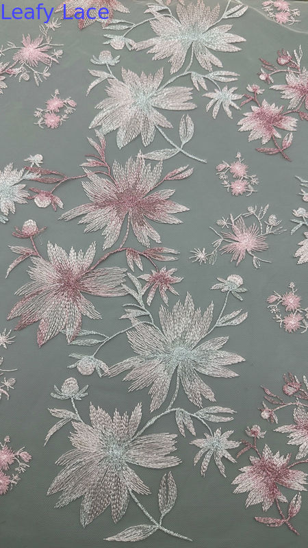 3D Floral Lace Fabric Durable and Elegant Luxary Embroidery Fabric  Wedding Birthday Occasions Hight Quality Embroidery Lace Fabric