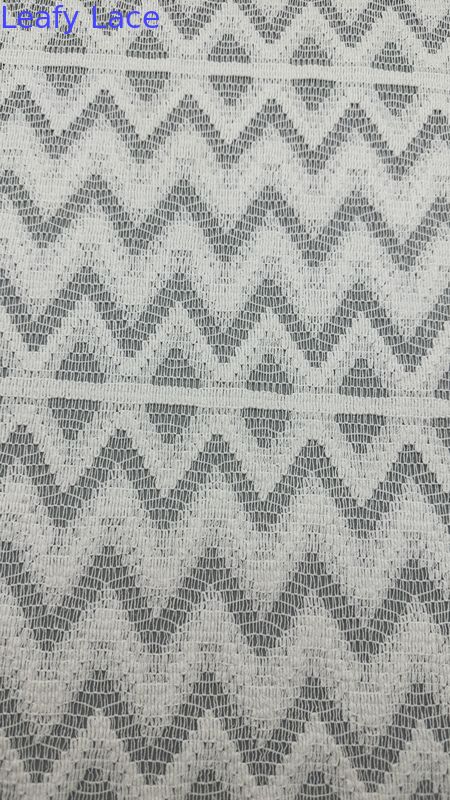 Luxury White Lace Wave Serrated Effect for Artistic Brial Wedding Evening Dresses