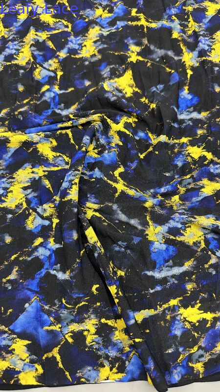 Decorative Floral Lace Fabric for Elegant Dresses Printed Lace Custom Lace Fabric Development for Fashion Collections