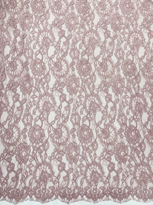 Roupas especiais de lenço de chenille floral de bordas de renda de bordas de renda de corte para moda