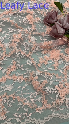 Bordado Flor de renda luxuosa durável e elegante Cor personalizada Bordado Tecido Tecido renda Casamento Aniversário ocasiões Tecido renda de alta qualidade