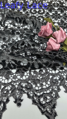 Luxury Shine Sequin bordado tecido de renda elegante tricô de luxo 3D bordado de flores tecido renda tecido jantar aniversário ocasiões de alta qualidade para mulheres tecido