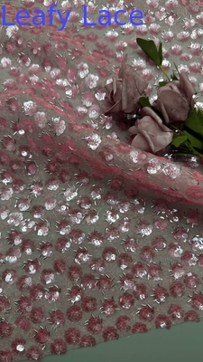 Belíssimo Sequin Embroidery Tecido metálico Durável e elegante Luxo Sequin Embroidery Tecido Festa de casamento Ocasiões Sequin Embroidery Tecido