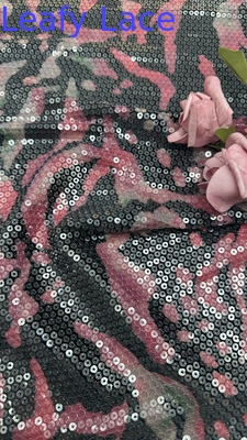 Fabrica de bordados de renda de luxo com raias de zebra Fabrica de bordados elegantes 100% algodão