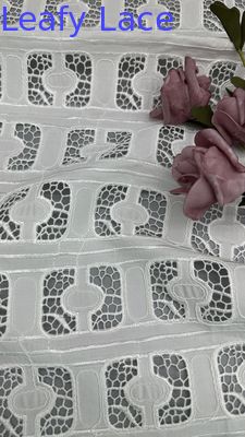 Tecido de renda de renda francesa de luxo para confecção de roupas