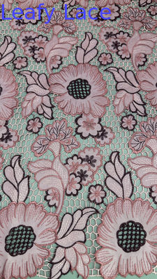 Embroidery Lace Fabric Leser Lace French Vintage Lace Fabric Luxury Mesh Tulle para a nova coleção