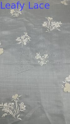 Tecido de malha de tulle floral de alta qualidade