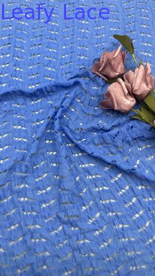 Alta qualidade de rede de renda azul efeito de ocultação para casamento artístico vestidos de noite festa roupa