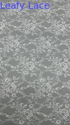 Branco renda novo design Tulle malha tecido floral respirar para vestidos Cauasl