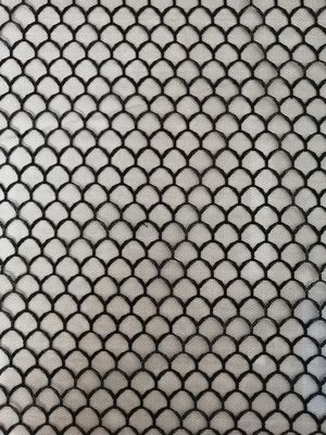 Tule preto Mesh Fabric do poliéster