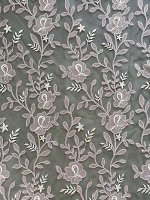 Tela floral do bordado de Applique