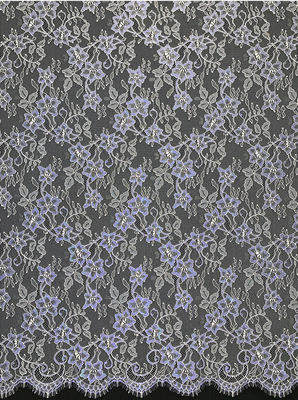 Senhora francesa feminino Evening Dress Fabric da tela do laço de Chantilly