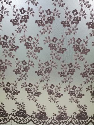 49 tule macio floral Mesh Fabric do rosa 3D da polegada