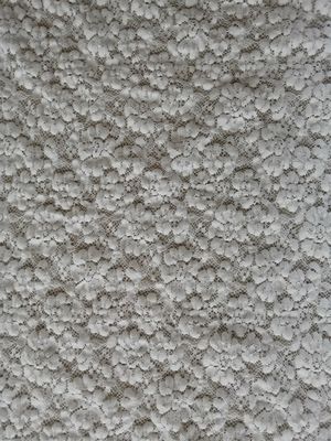 O estiramento branco da tela do laço do Spandex ata a tela para a matéria têxtil da casa