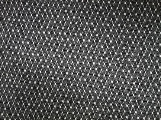 Polca branca Dot Mesh Fabric do tule gracioso nupcial