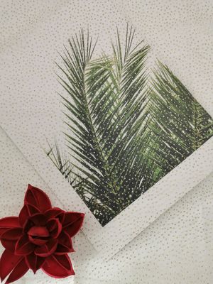 Tule revestido metálico Mesh Foil Printed Fabric do brilho do rosa