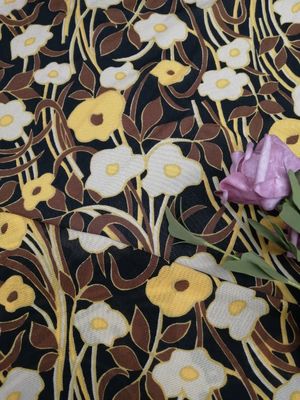 O OEM Mesh Tulle Printed Lace Fabric fez malha a largura de 145CM