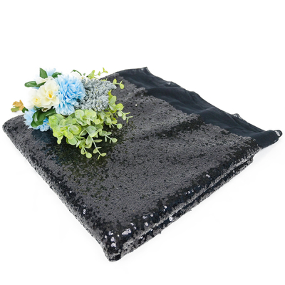 a lantejoula Sparkly do brilho de 125cm bordou a tela para o vestido de partido