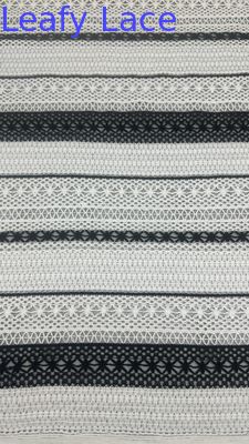 Black and White different Pattern Lace Fabric Guipure Elegant Luxary Hollow-up for Bridal