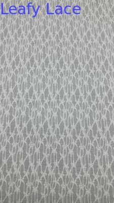 Tecido de Renda Branca de Alta Luxúria com Detalhes Vazados para Vestido de Noiva Elegante